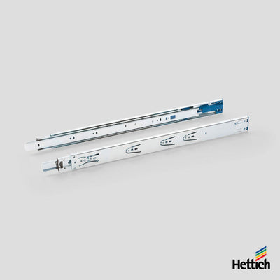 Hettich KA 4532 Ball Bearing Runner – Silent System, 35kg The Hettich KA 4532 Ball Bearing Runner with Silent System combines the durability of ball bearing slides with integrated soft-close technology, providing smooth, quiet, and controlled drawer opera