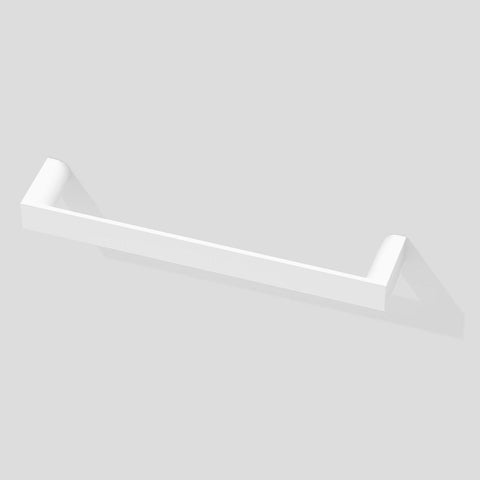 Handle Style 343.W – 12mm Wide ‘Flat D’, White