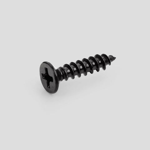 Chipboard Screws, Black, Full Thread, Phillips Head