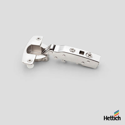 Hettich Sensys Hinge, 110° Opening, Full Overlay The Hettich Sensys 110° Full Overlay Hinge delivers high-quality soft-close functionality for modern cabinetry. Ideal for kitchens, bathrooms, wardrobes, and furniture doors, this hinge provides a 110° open