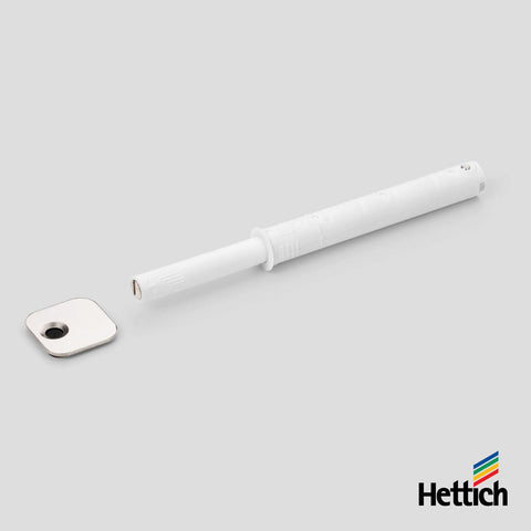 Hettich push-to-open magnet, Long-travel, Ø10 x 70mm