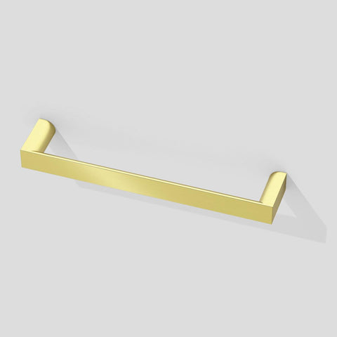 Handle Style 343.G – 12mm Wide ‘Flat D’, Brushed Gold
