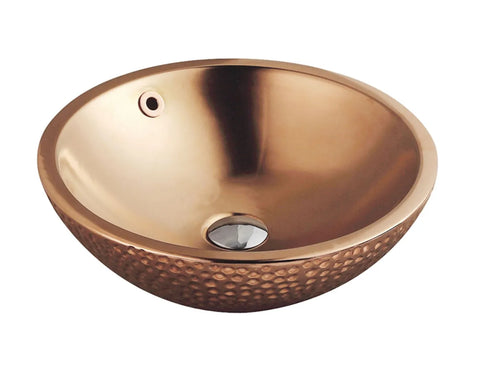 Golf Ball Gold Basin (Round: 430x430x145)