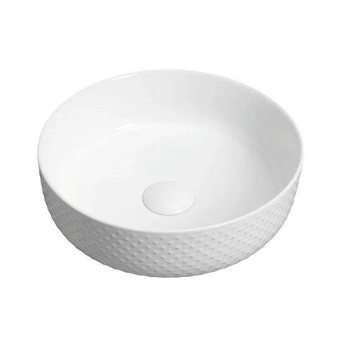 Golf Gloss White Basin (Round: 355x355x120)