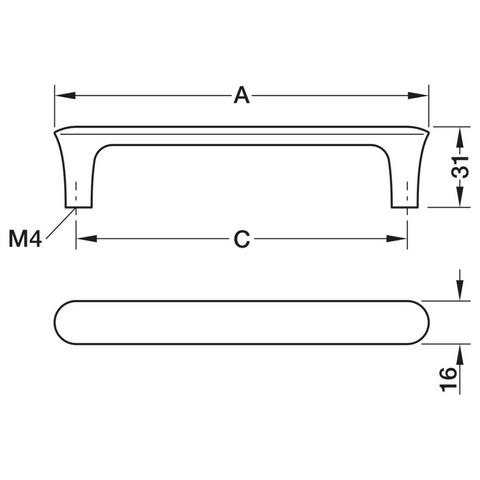 Häfele furniture handles