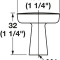 Häfele Furniture Knob dimensions