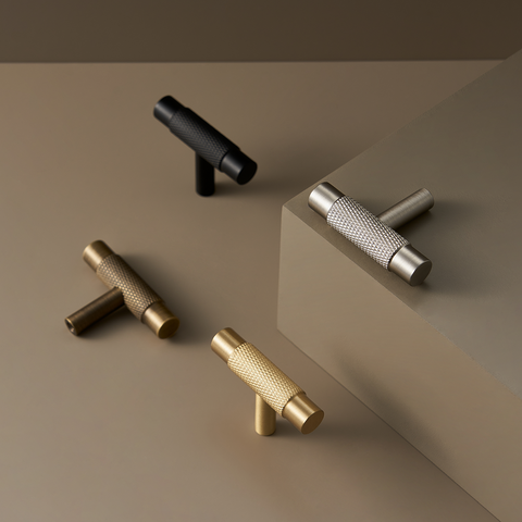 Hans Solid Brass Handle | Satin Nickel XS - XXXL