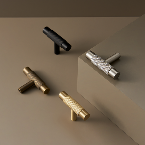 Hans Solid Brass Handle | Black