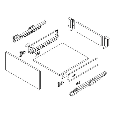 DTC Dragon Pro Drawer Kit | Tilt Adjust, 40 kg