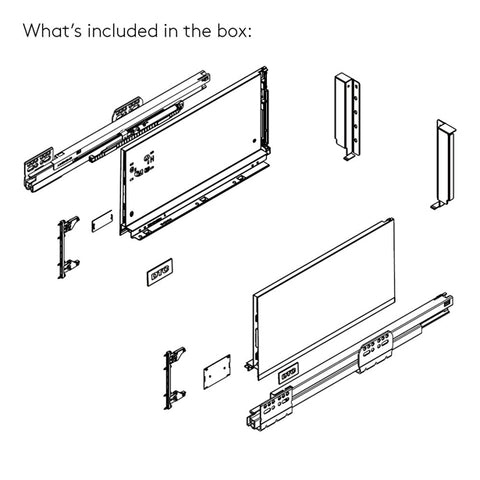 DTC Dragon Pro Drawer Kit | Tilt Adjust, 40 kg