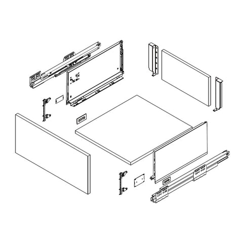 DTC Dragon Pro Drawer Kit | Tilt Adjust, 40 kg