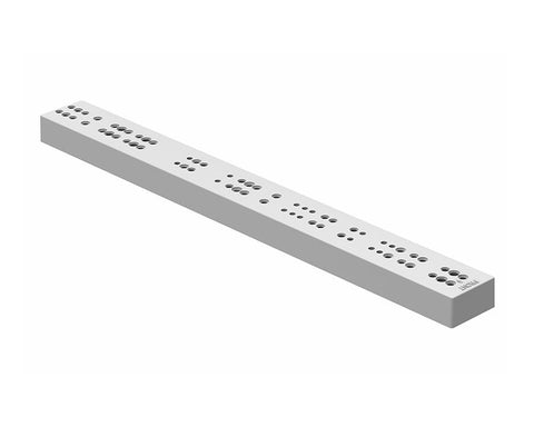 Henke Runner Spacer Bar for Drawer Runners. Size: 25mm. Sold per each