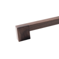 Hako Big back-to-back door pull set in rich walnut finish, designed for double-sided door installations by KitchenLibrary.
