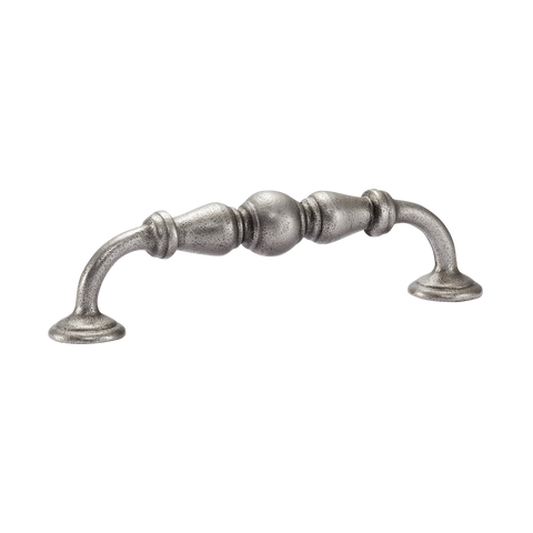 Momo Bordeaux D Handle 128mm in Pewter