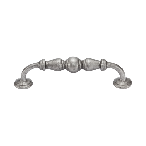 Momo Bordeaux D Handle 128mm in Pewter