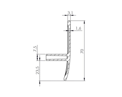 Furnipart Horizon Handle