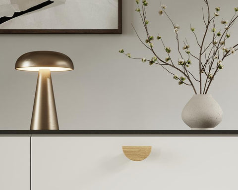 Furnipart Horizon Handle. Finish: Oak Clear Lacquered