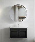 Hampton MKII Matte Black Ceramic Top Single Basin Vanity Vanity Otti Australia 750mm  