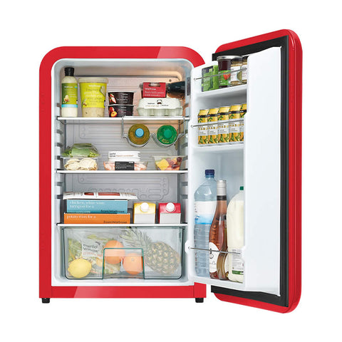 112L Retro Style Bar Fridge in Red (HUS-RETRO112RED.1)