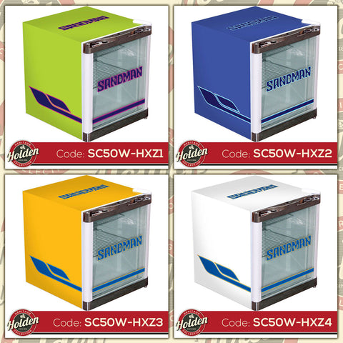 Holden Sandman Fridges HQ or HJ or HX or HZ Models Official Holden Heritage Item - Model HUS-SC50WH