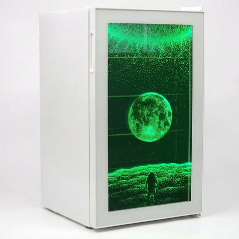 Schmick CyberPunk Under Zero Bar Fridge With Multi Led Color Display - Model HUS-SC88-ZZ