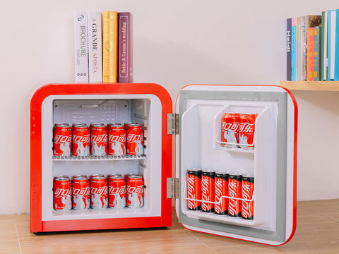 41L Retro Style Mini Bar Fridge in Red (HUSD-RETRO41-RD-AU.1)