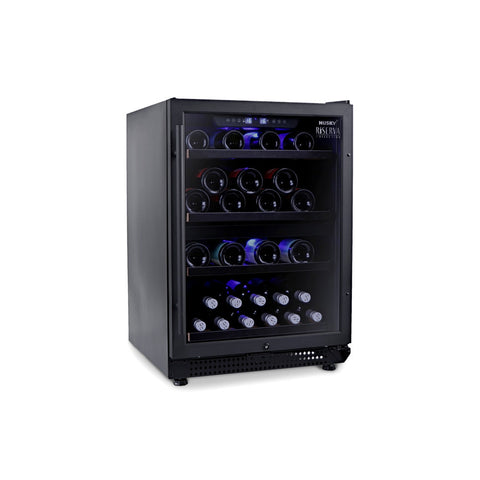 Riserva 154L Dual Zone Wine Fridge in Black (HUSWS54DMBZY)