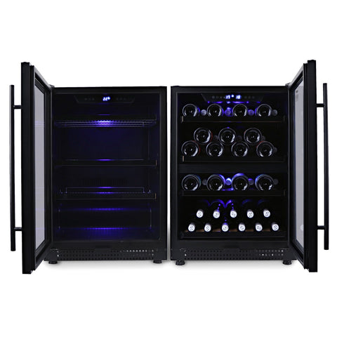 Riserva 154L Dual Zone Wine Fridge in Black (HUSWS54DMBZY)