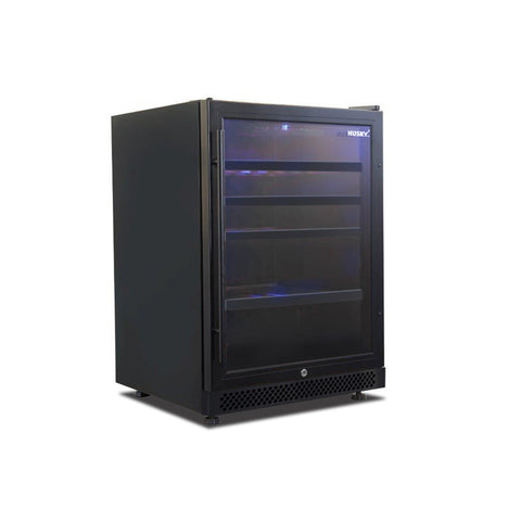 Riserva 154L Single Zone Wine Fridge in Black (HUSWS54SMBZY)