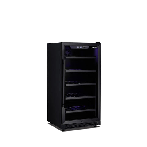 Riserva 240L Dual Zone Wine Fridge in Black (HUSWS72DMBZY)