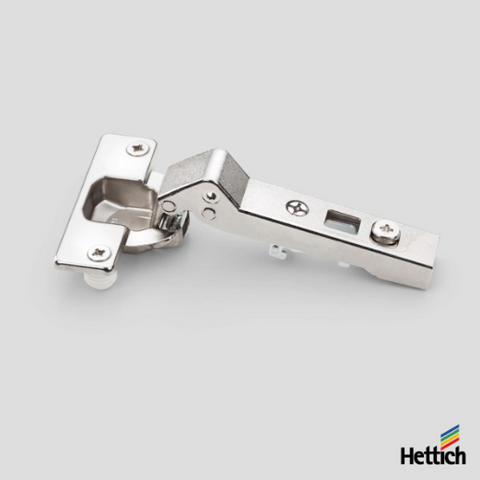 Hettich Intermat hinge, 45° Pantry door hinge - Press-in, Base 6mm | 77700