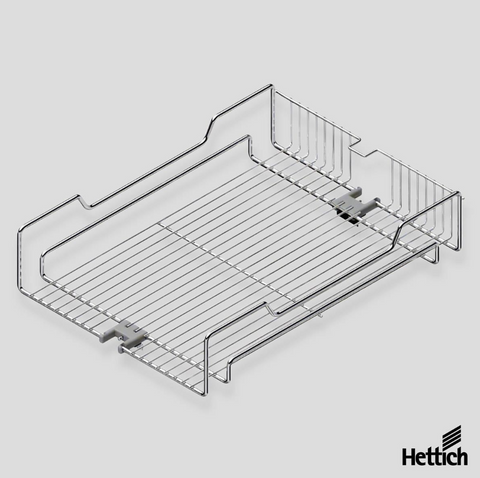Hettich pull-out pantry, extra basket - 300mm cabinet