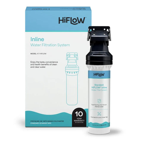 HiFlow Inline Water Filter System for Kitchen Mixer Taps