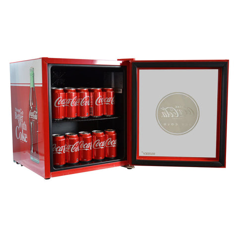 48L Coca-Cola Branded Glass Door Mini Bar Fridge (CKK48-130-AU-HU.1)