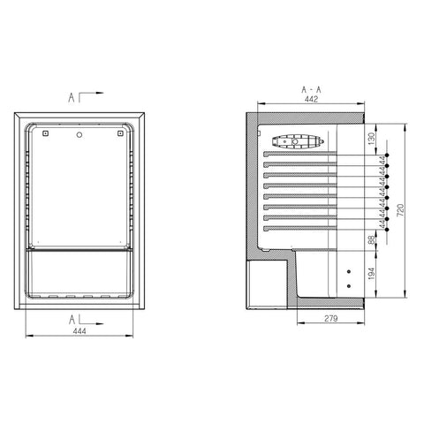 130L Coca-Cola Branded Solid Door Bar Fridge (CKK130-167-AU-HU.1)