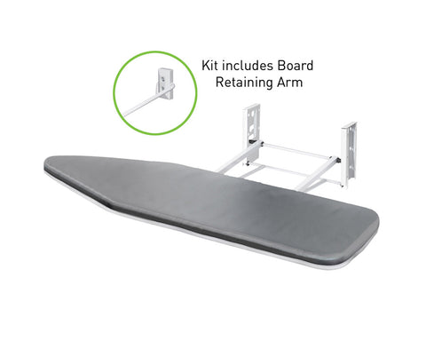 Robinhood Ironing Board. Height: 780mm. Width: 366mm. Depth: 1165mm.