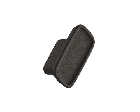 Furnipart Ink Knob. Finish: Black. Length: 64mm
