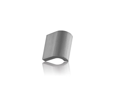 Furnipart Invert Knob. Finish: Inox Look. Length: 40mm