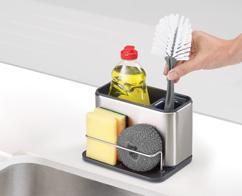 2-piece Stainless-Steel Drainer & Sink Organisation Set