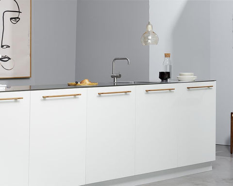 Furnipart Join Handle. Finish: Oak Clear Lacquered