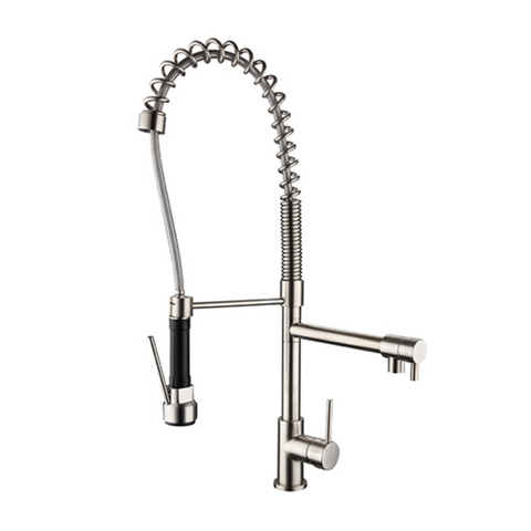 K0044BN – Halo Multi-Function Spring Kitchen Mixer – Brushed Nickel