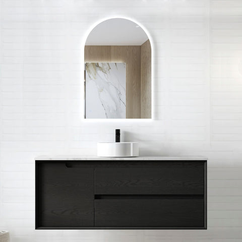 KAKADU Wall Hung Vanity 1200mm Black Oak