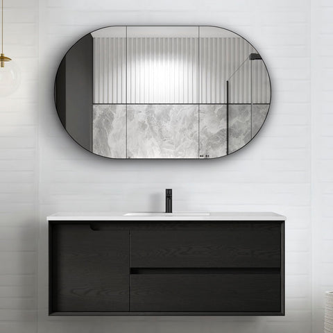 KAKADU Wall Hung Vanity 1200mm Black Oak
