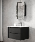 KAKADU Wall Hung Vanity 600mm Black Oak