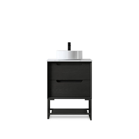 KAKADU Wall Hung Vanity 750mm Black Oak