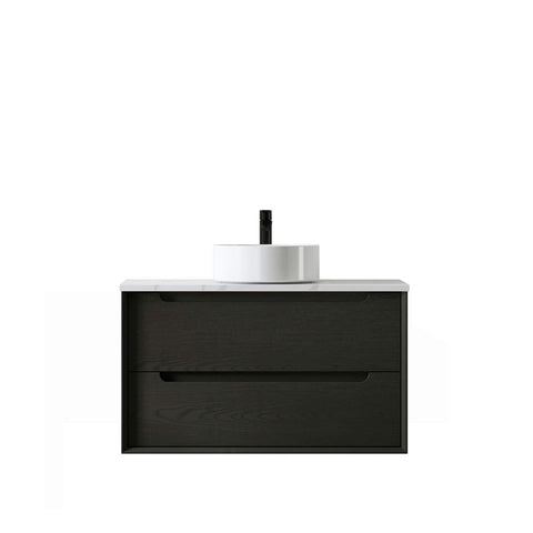 KAKADU Wall Hung Vanity 900mm Black Oak