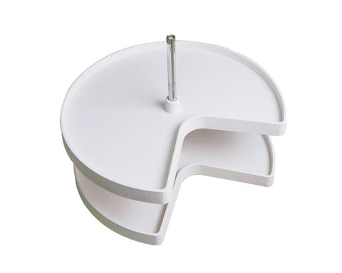 Kia Ora 3/4 Lazy Susan in White. To suit 700mm Cabinet