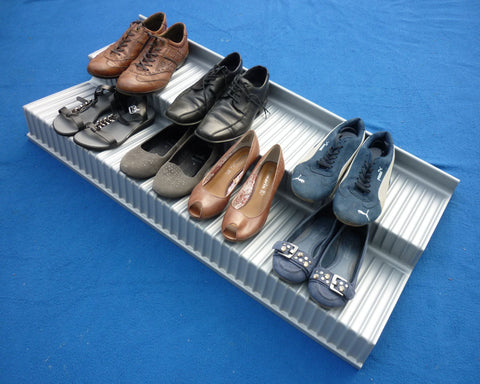 Shoe Rack in Grey 1060mm W x 507mm D x 95mm H