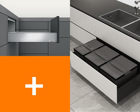 Blum LEGRABOX pure M Height 90.5mm Drawer 50