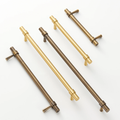 Kia solid brass handle in bronze finish, sleek and durable door or drawer handle